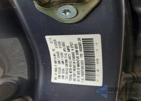 2016 Honda Accord Lx из США, поврежденный, VIN 1HGCR2F35GA138204